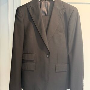 Black Men's Single-Breasted Blazer